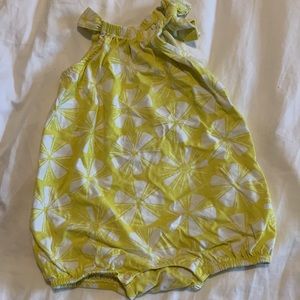 Tea Collection floral romper.